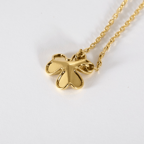 Van Cleef & Arpels- Frivole - Mini Model - Yellow gold and diamond necklace