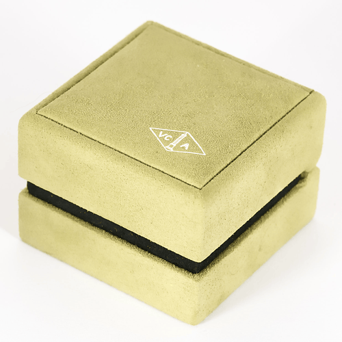 Van Cleef & Arpels- Frivole - Mini Model - Yellow gold and diamond necklace