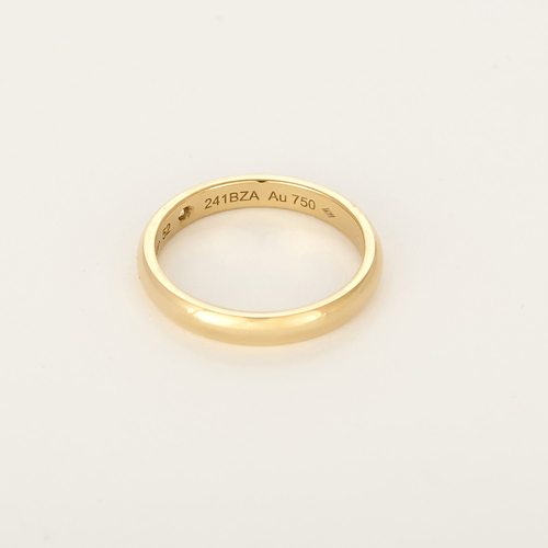 Cartier - Wedding band in yellow gold and diamond