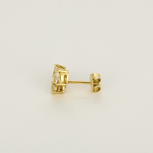 Pendientes de oro amarillo y diamantes: 1,10 quilates