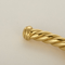 David Yurman - Flex Cable - Twisted yellow gold bracelet