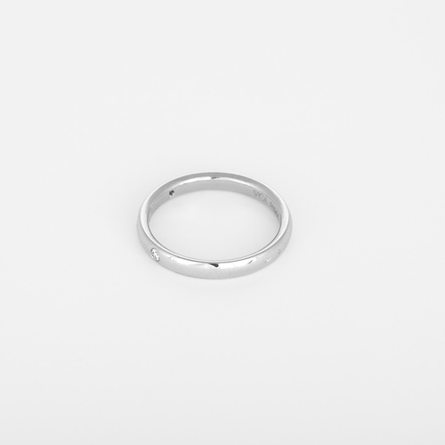 VAN-CLEEF-ARPELS - Tendrement Etoile - Fede nuziale in platino e diamante
