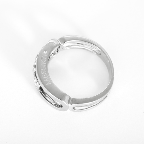 Messika - Move - Gran Modelo - Anillo de oro gris y diamantes
