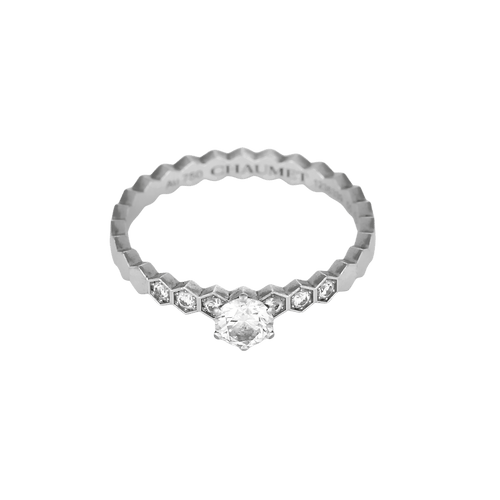 Bague 55 CHAUMET - Bague en or blanc et diamant 58 Facettes DV35369-2