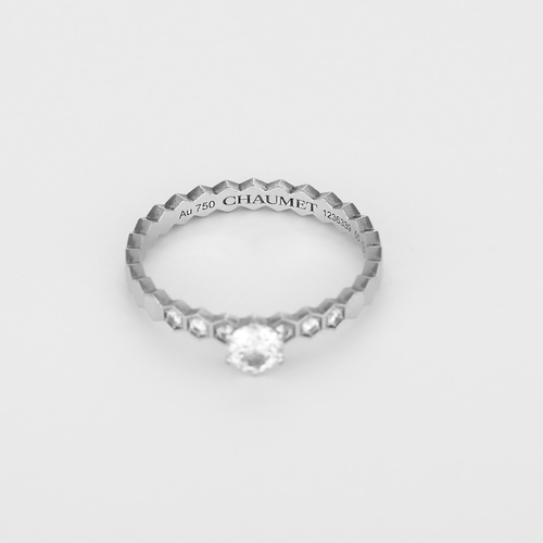Bague 55 CHAUMET - Bague en or blanc et diamant 58 Facettes DV35369-2