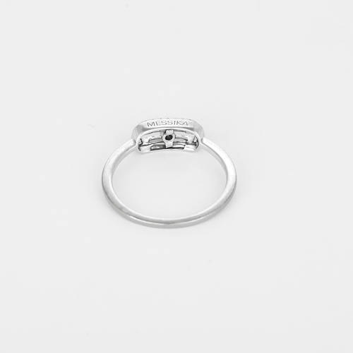 Bague 50 MESSIKA - Move Uno semi pavé - Bague en or blanc et diamants 58 Facettes DV35740-2