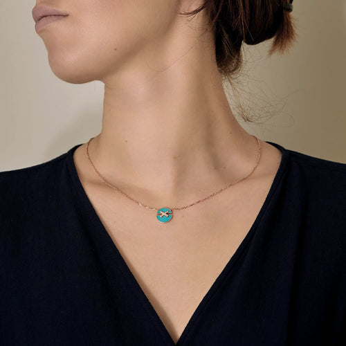 Collier CHAUMET - Jeu de liens Harmony - Collier en or rose 58 Facettes DV35401-1