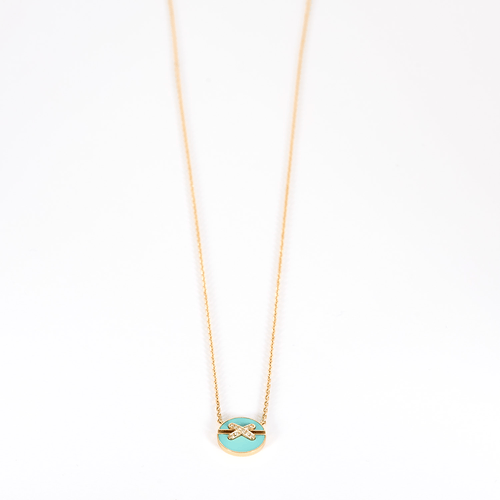 Collier CHAUMET - Jeu de liens Harmony - Collier en or rose 58 Facettes DV35401-1