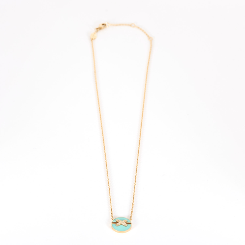 Collier CHAUMET - Jeu de liens Harmony - Collier en or rose 58 Facettes DV35401-1