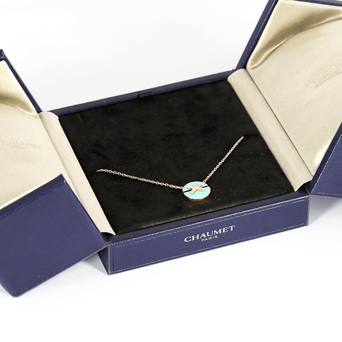 Collier CHAUMET - Jeu de liens Harmony - Collier en or rose 58 Facettes DV35401-1