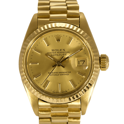 Rolex Lady-Datejust watch in yellow gold
