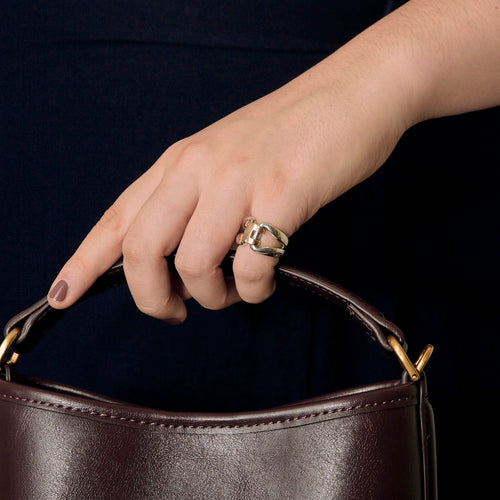 HERMES - Historia - Ring i Silver och gult guld