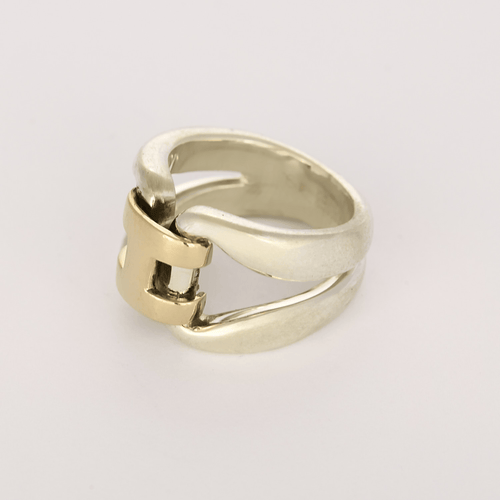 HERMES - Historia - Ring i Silver och gult guld