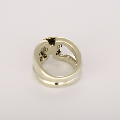 HERMES - Historia - Ring i Silver och gult guld