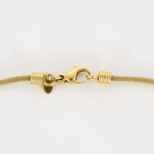 Collier OJ Perrin - Collier en or jaune Coeur légende 58 Facettes DV35794-3