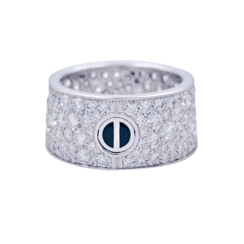 Bague 51 Cartier Love - Bague en or blanc avec diamants 58 Facettes 32395