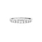 Bague 57 Tiffany & Co. Setting - Alliance en platine et diamants 58 Facettes 35083