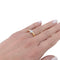 Bague 54 Bague solitaire en or jaune et platine avec diamant 58 Facettes 32407