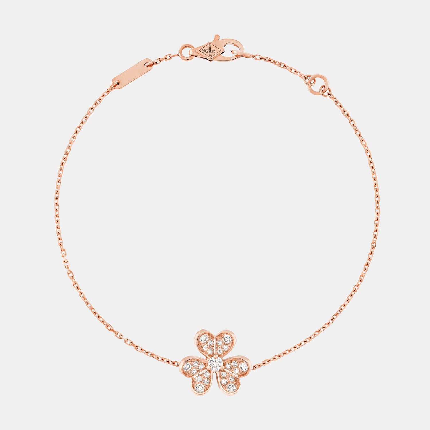 Bracelet Frivole Or rose Diamant 0.22ct