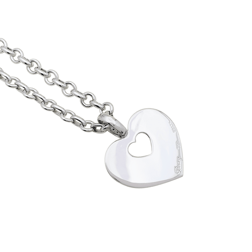 Collier Poiray Cœur Secret - Collier en or blanc et diamants 58 Facettes 34278