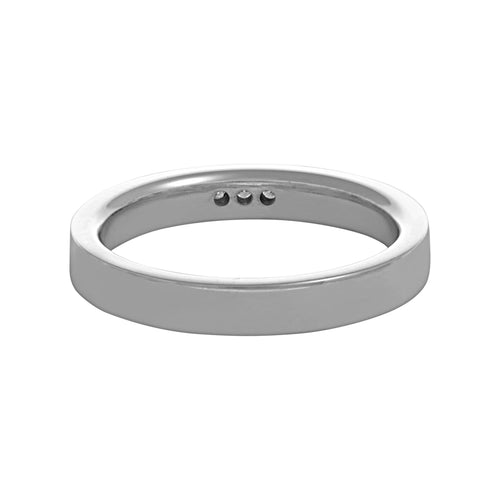 Bague 48 Alliance - Bague en or gris 18 carats et diamants 58 Facettes 61E00492