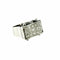 Bague 58 Bague cocktail rétro en or blanc 18 carats et diamants 58 Facettes an01