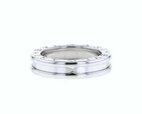 Bague 49 Bulgari B.zero1 - Bague 1 bande en or blanc 18 ct, taille 49 58 Facettes 14786