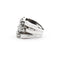 Bague Bague maille souple en or blanc 18 ct avec diamants 0,70 ct 58 Facettes 17329
