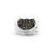 Bague Bague maille souple en or blanc 18 ct avec diamants 0,70 ct 58 Facettes 17329
