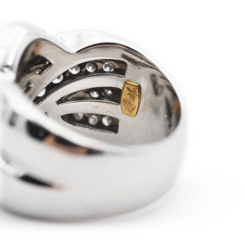 Bague Recarlo - Bague en or blanc 18 ct avec diamants 2 carats 58 Facettes 14513