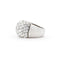Bague Bague bandeau en or blanc 18 ct avec diamants 2,80 ct 58 Facettes 17315