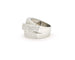 Bague Bague bandeau tressée en or blanc 18 kt et diamants 1,40 ct 58 Facettes 13492