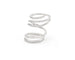 Bague Bague spirale en or blanc 18 ct avec diamants 1,44 ct 58 Facettes 13975
