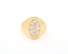 Bague Bague de petit doigt en or jaune 18 kt avec diamants 0,50 ct 58 Facettes 12472
