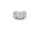Bague Bague en or blanc 18 ct pavée de diamants 0,60 ct 58 Facettes 4719