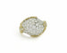 Bague Bague en or jaune et blanc 18 ct avec diamants 3,00 ct 58 Facettes 7246