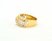 Bague 53 Bague en or jaune 18 K avec rubis 0,80 ct et diamants 58 Facettes 8957