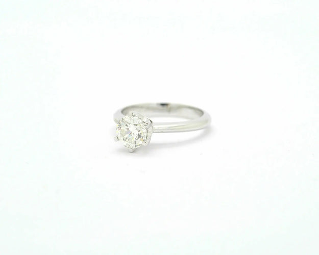 Bague 53 Bague solitaire - Diamant 1,18 ct en or blanc 18 ct 58 Facettes 9903