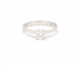 Bague Bague solitaire - Diamant 0,46 ct en or blanc 18 ct 58 Facettes 8067