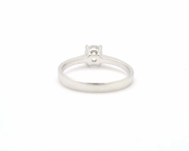 Bague Bague solitaire - Diamant 0,46 ct en or blanc 18 ct 58 Facettes 8067