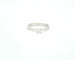 Bague 52 Bague solitaire en or blanc 18 carats avec diamant 0,25 ct 58 Facettes 9676