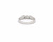 Bague Bague trilogy en or blanc 18 kt avec diamants 0,58 ct 58 Facettes 6280