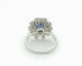 Bague Bague en or blanc 18 kt avec saphir 1,83 ct et diamants 1,50 ct 58 Facettes 7420