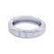 Bague 48 Chopard Ice Cube - Bague en or blanc 750 ornée d’un diamant 58 Facettes 32352