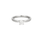 Bague 53 Solitaire en or blanc diamant 58 Facettes 300495