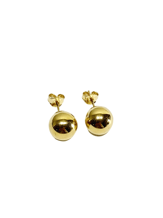 Boucles d'oreilles Boucles d'oreilles boules en or jaune 58 Facettes