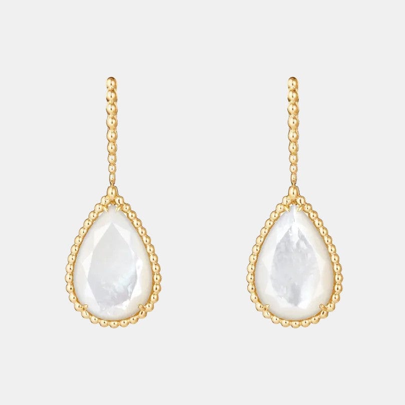 Boucles d'oreilles Serpent Bohème Or jaune Perle S Motif 20.8ct