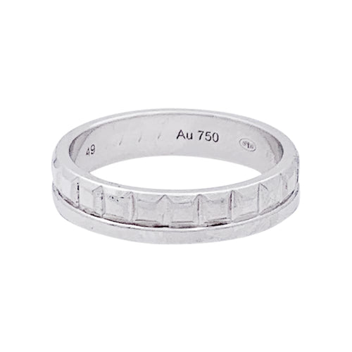 Bague 49 Boucheron Quatre Radiant Edition - Alliance en or blanc 750 58 Facettes 33489