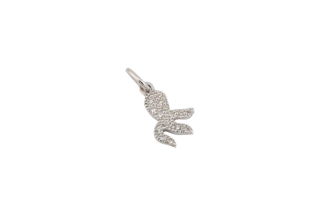 Dodo - White gold pendant