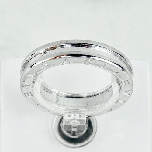 Ring 58.5 Bulgari B.zero1 - 18K white gold ring 58 Facettes 2157